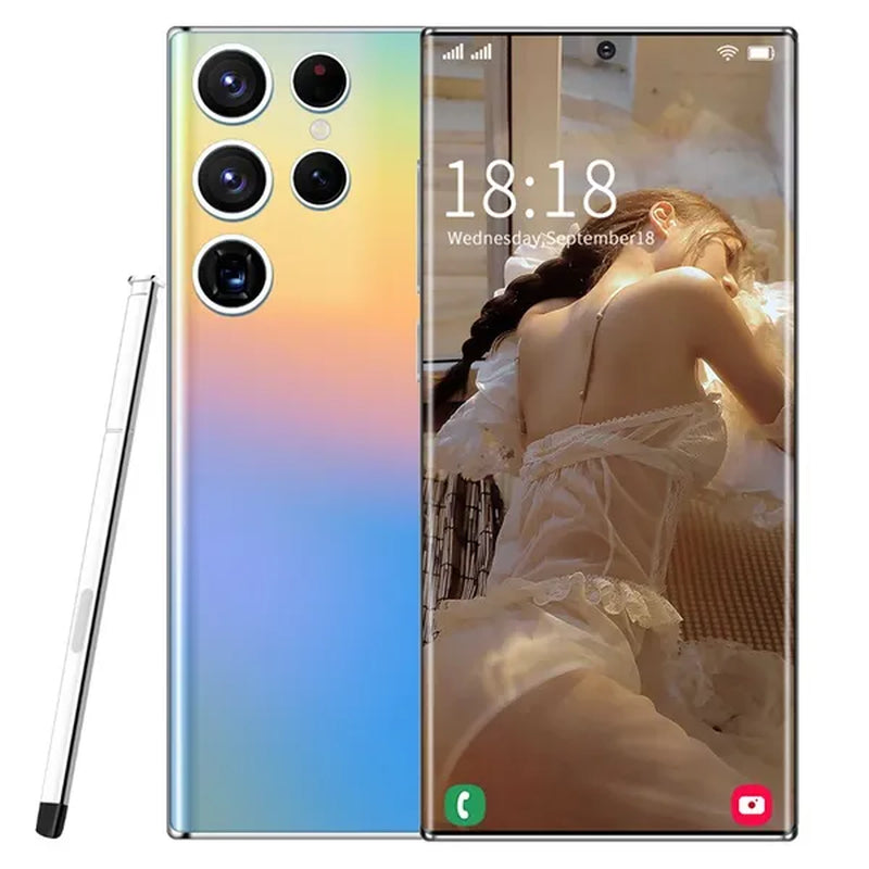 6.8 Inchs Full S30 Ultra P50Pro Smartphones with Rear HD Camera Display Face Access Dual SIM Card TF Card Mobile Phones Android 12.0 Smart Phones @J39